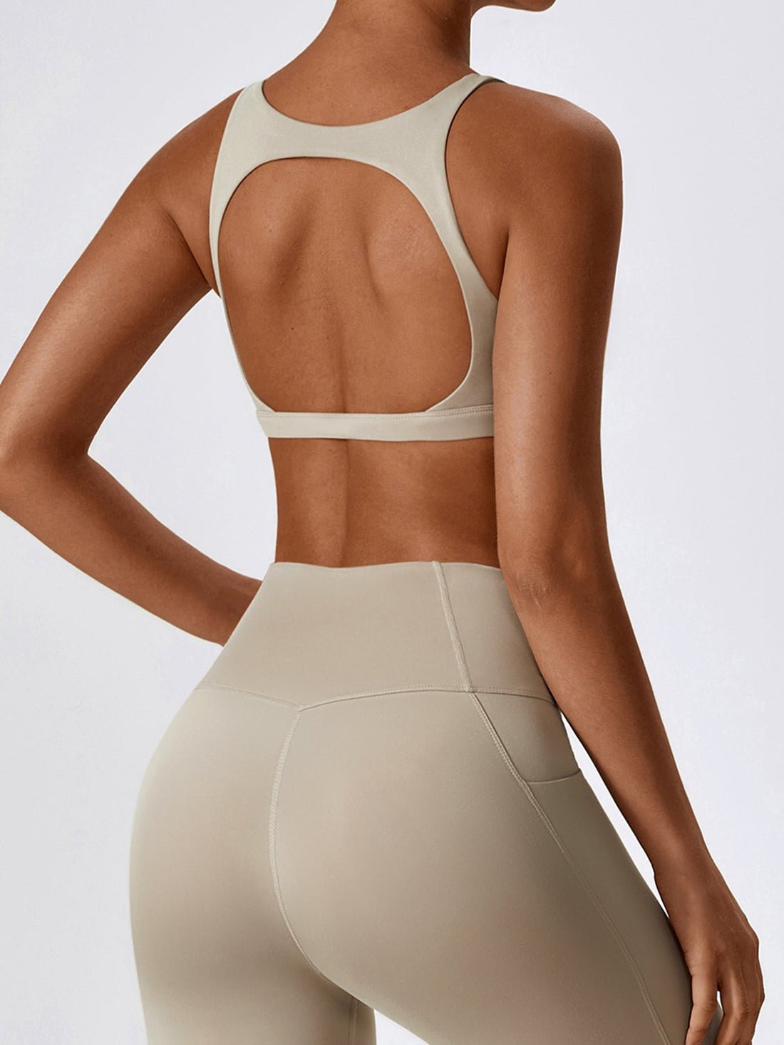 Cutout Sports Square Neck Sports Tank Top - Beauty Junkee Collection