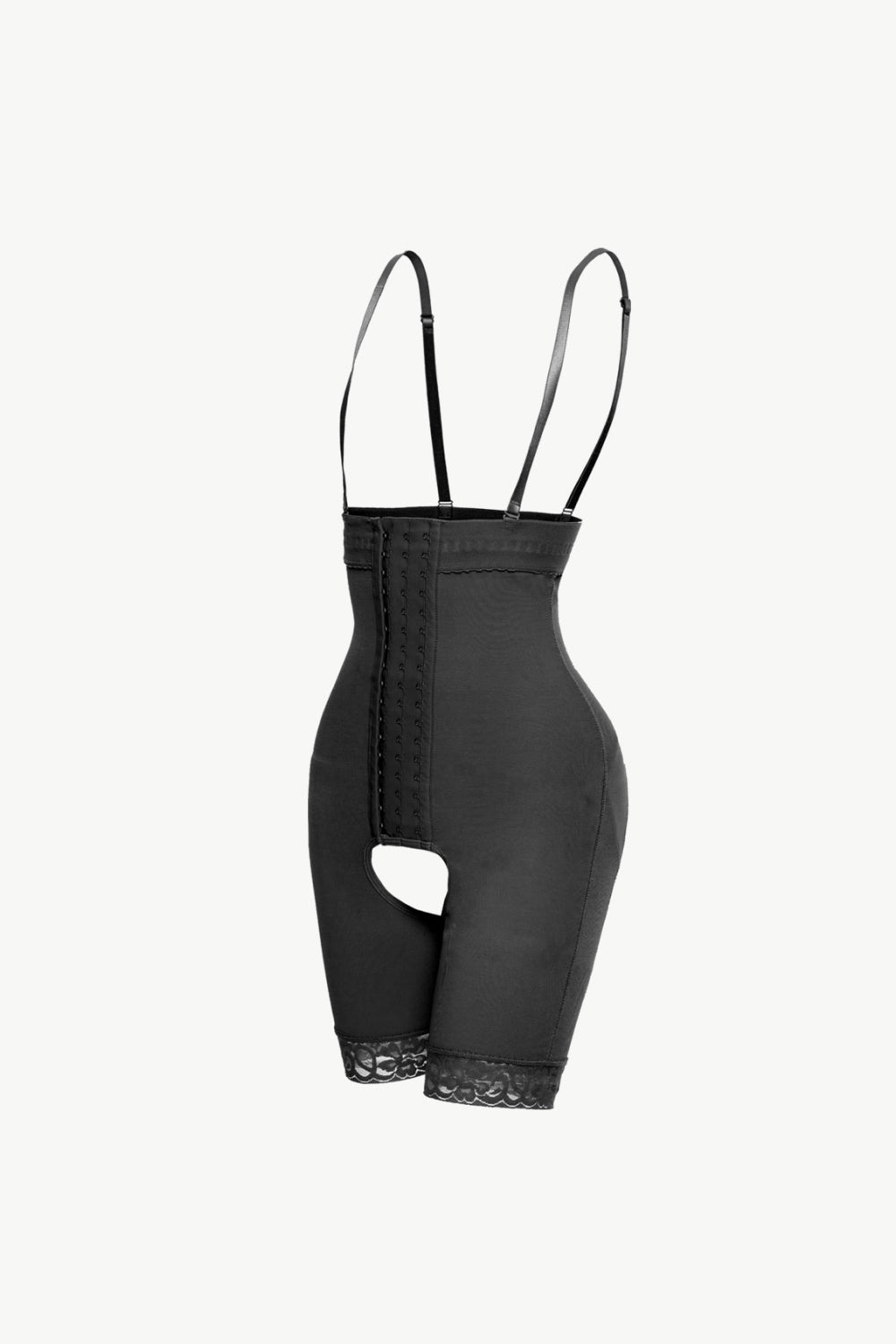 Full Size Hook-and-Eye Lace Trim Shaping Bodysuit ONLINE ONLY - Beauty Junkee Collection