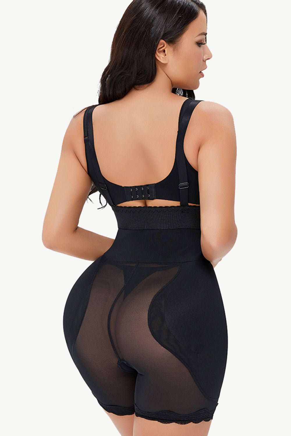 Full Size Spaghetti Strap Lace Trim Shaping Bodysuit ONLINE ONLY - Beauty Junkee Collection