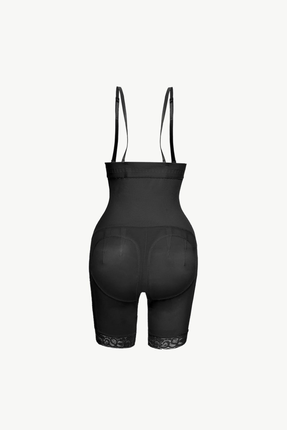 Full Size Hook-and-Eye Lace Trim Shaping Bodysuit ONLINE ONLY - Beauty Junkee Collection