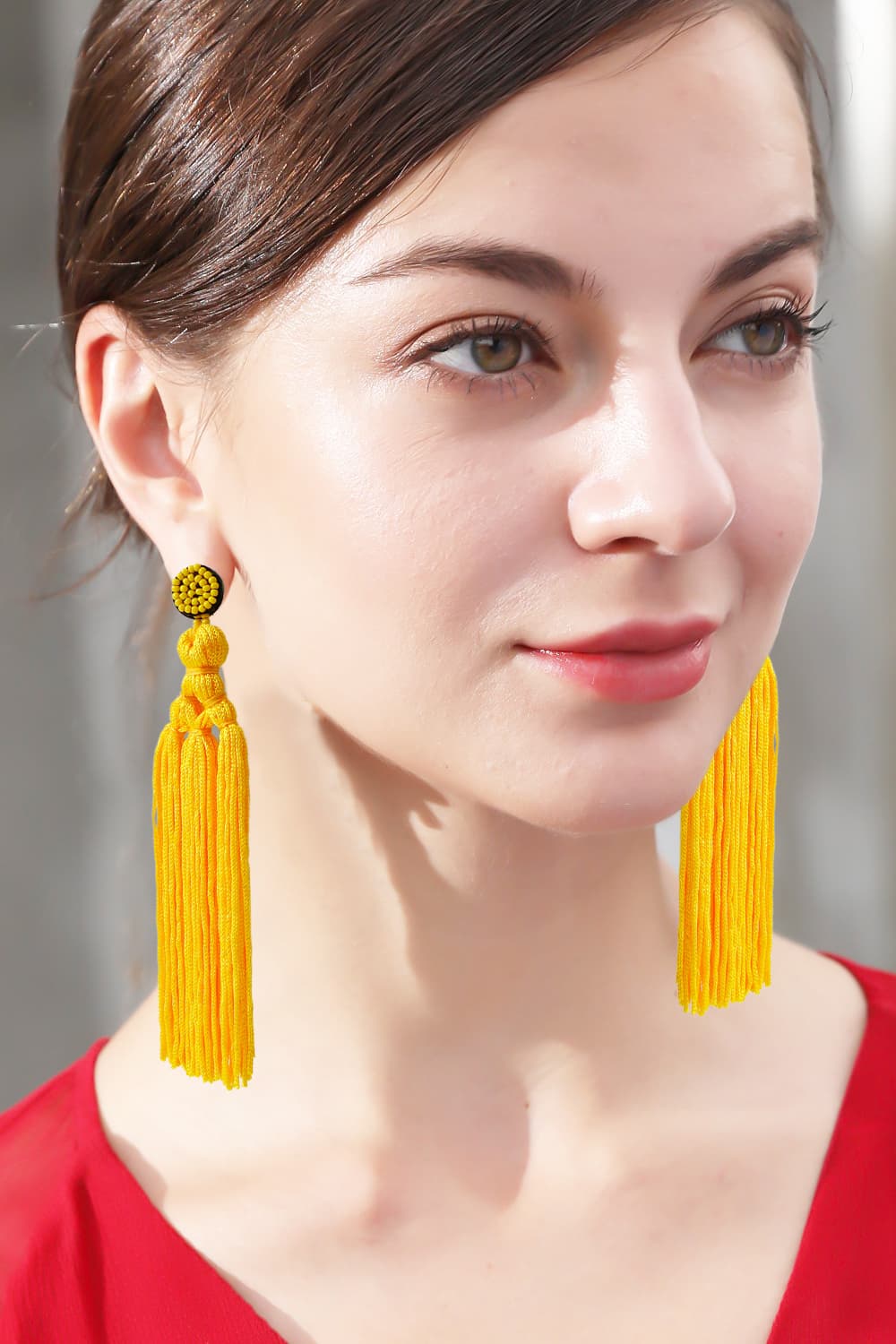 Beaded Tassel Earrings - Beauty Junkee Collection