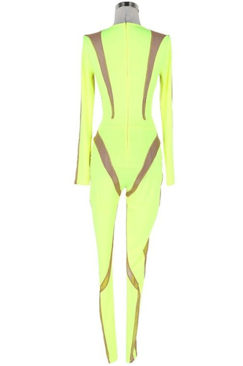 The Possibilities V-Mesh Jumpsuit